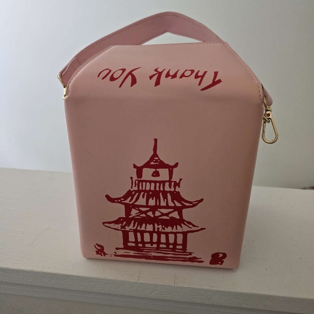 Chinese Take Out Bag with Pagoda Design